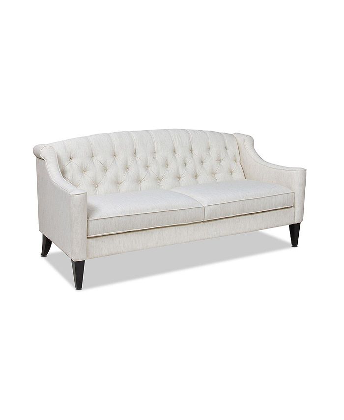 Jennifer Taylor Home Ken 74" Upholstered Button Tufted Sofa Macy's