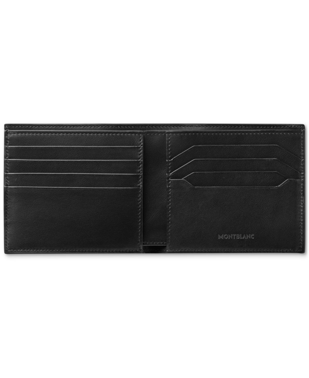 Shop Montblanc Meisterstuck 4810 Leather Wallet In Black