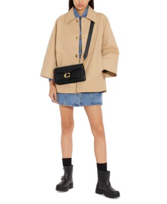 Tabby Medium Polished Pebble Leather Shoulder Bag 26