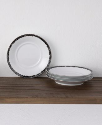  Rill Set of 4 Saucers, Service for 4
