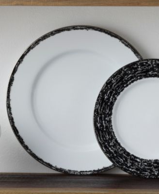 Rill Set of 4 Dinner Plates, Service for 4