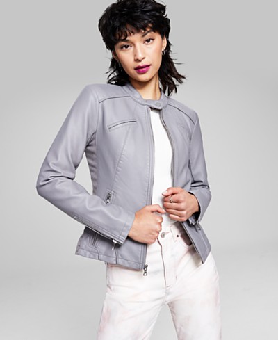 Calvin Klein Jeans Women\'s Jacket, Shirt Twill Water-Resistant Regular Petite Utility - & Macy\'s