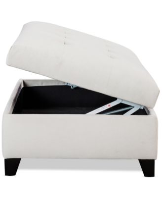 CLOSEOUT! Kallison 53" Fabric Storage Ottoman, Created for Macy's