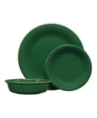 Fiesta Classic Rim 3-Piece Place Setting - Fiesta Jade