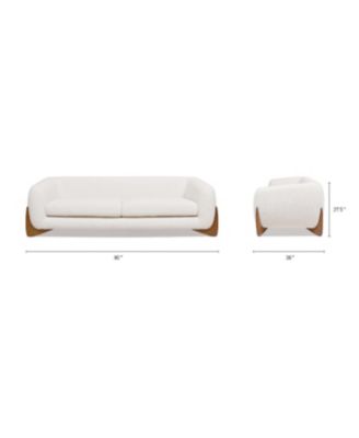 Alpine 90" Sherpa Sofa