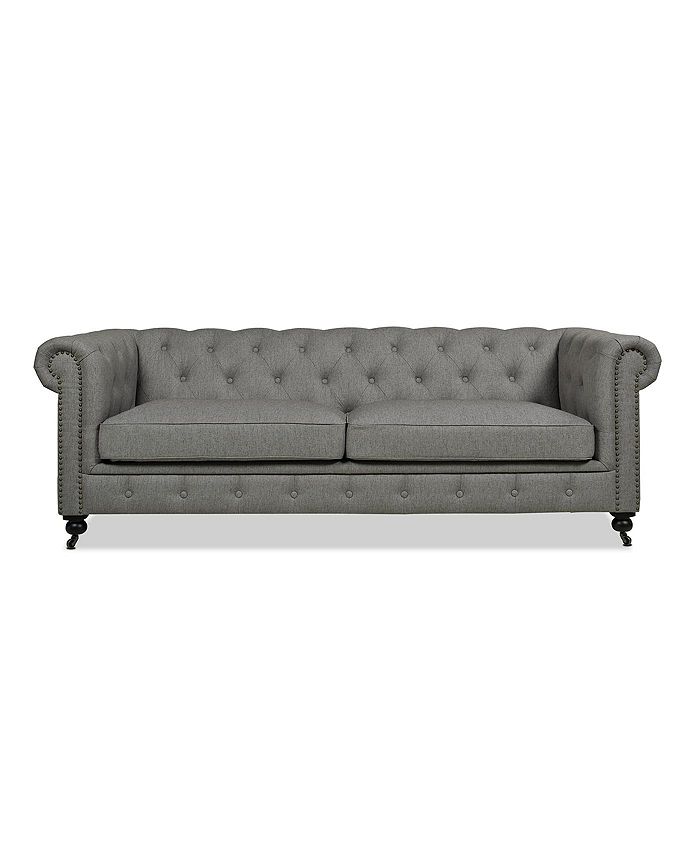 Jennifer Taylor Home Winston 91" Tufted Chesterfield Sofa Macy's