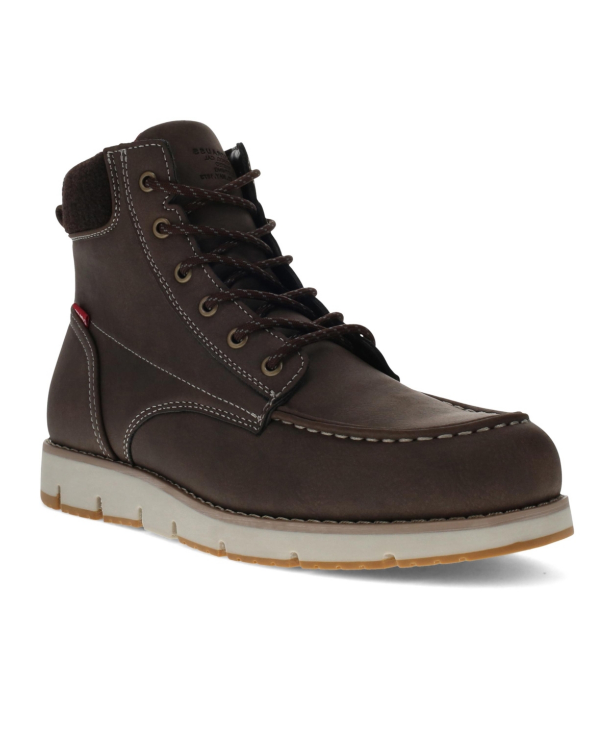 Shop Levi's Men's Dean Neo Lace-up Boots In Brown