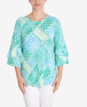 Ruby Rd. Green Women s Petite Tops Macy s