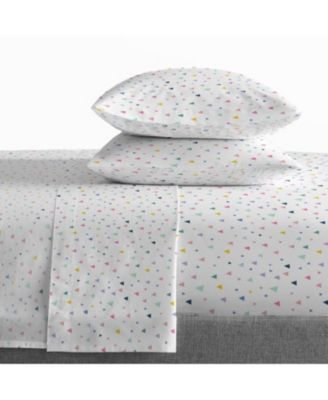 Multicolor Triangles Sheet Set Collection