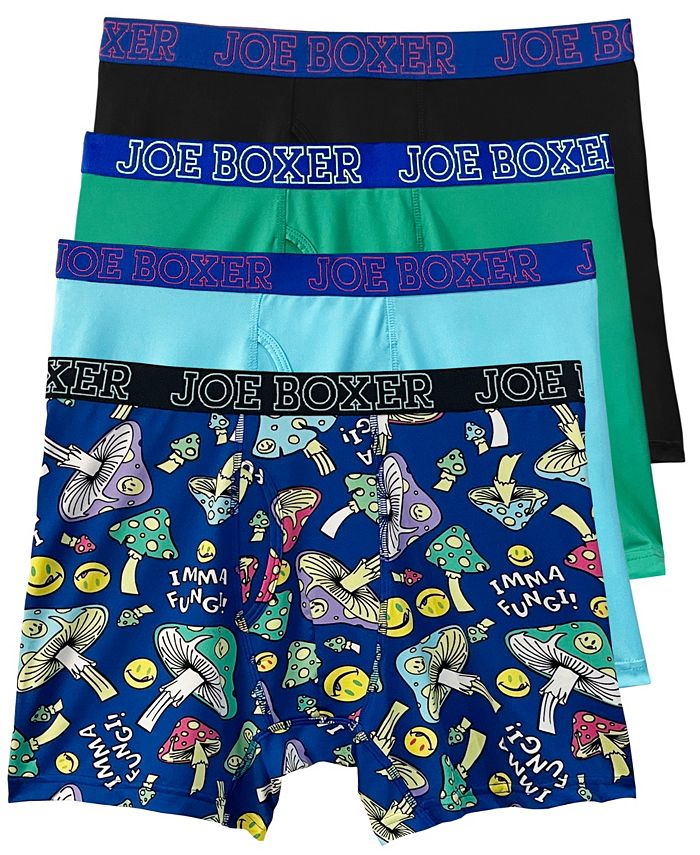 Womens Plus Size 12 Joe Boxer Panties Boyshort Cotton 6 Pack