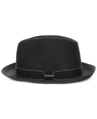 Dorfman Pacific Men's Braided Fedora Hat
