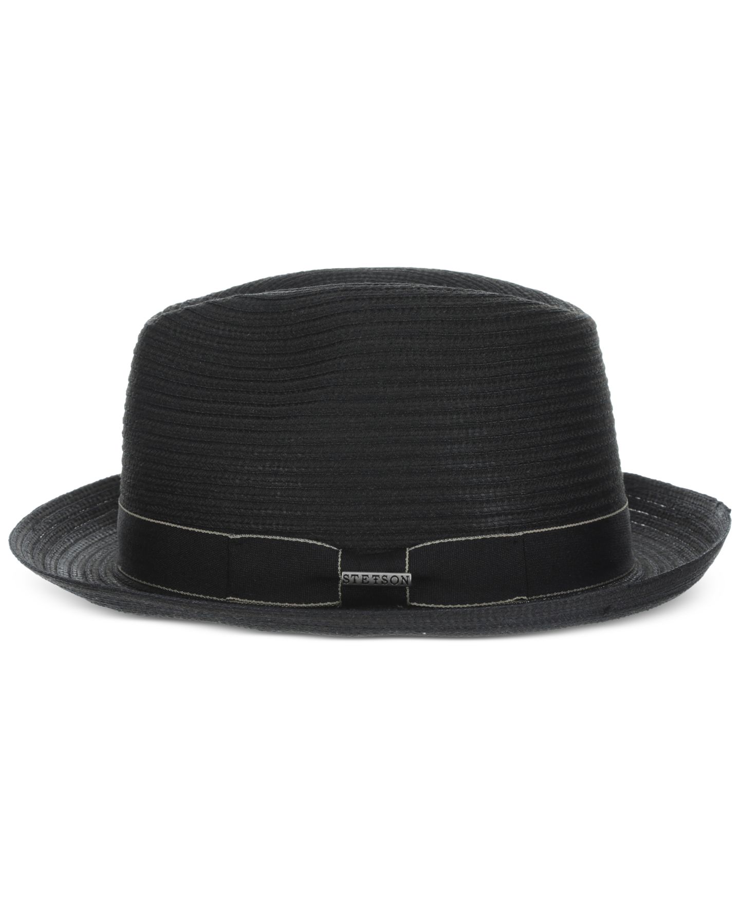 Мужской головной убор Scala Dorfman Pacific Braided Fedora Hat, цвет: Чёрный — фото 3