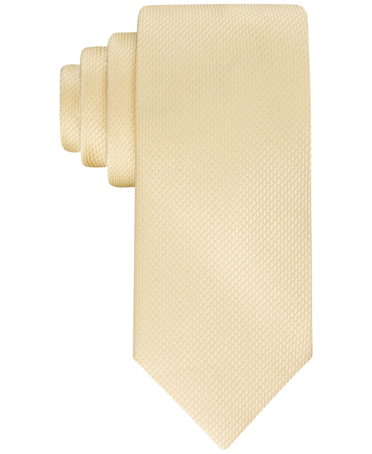 Tommy Hilfiger Men's Rope Solid Tie In Yellow