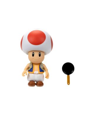 SUPER MARIO Brothers Movie Toad Figure with Frying Pan Accessory