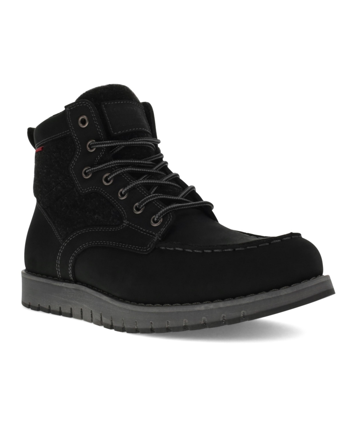 Shop Levi's Men's Gregory Neo Lace-up Boots In Black