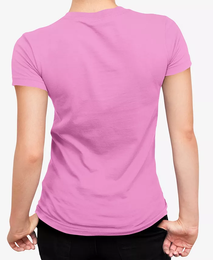 Women's Word Art Heart Flowers Short Sleeve T-shirt - thumbnail 2