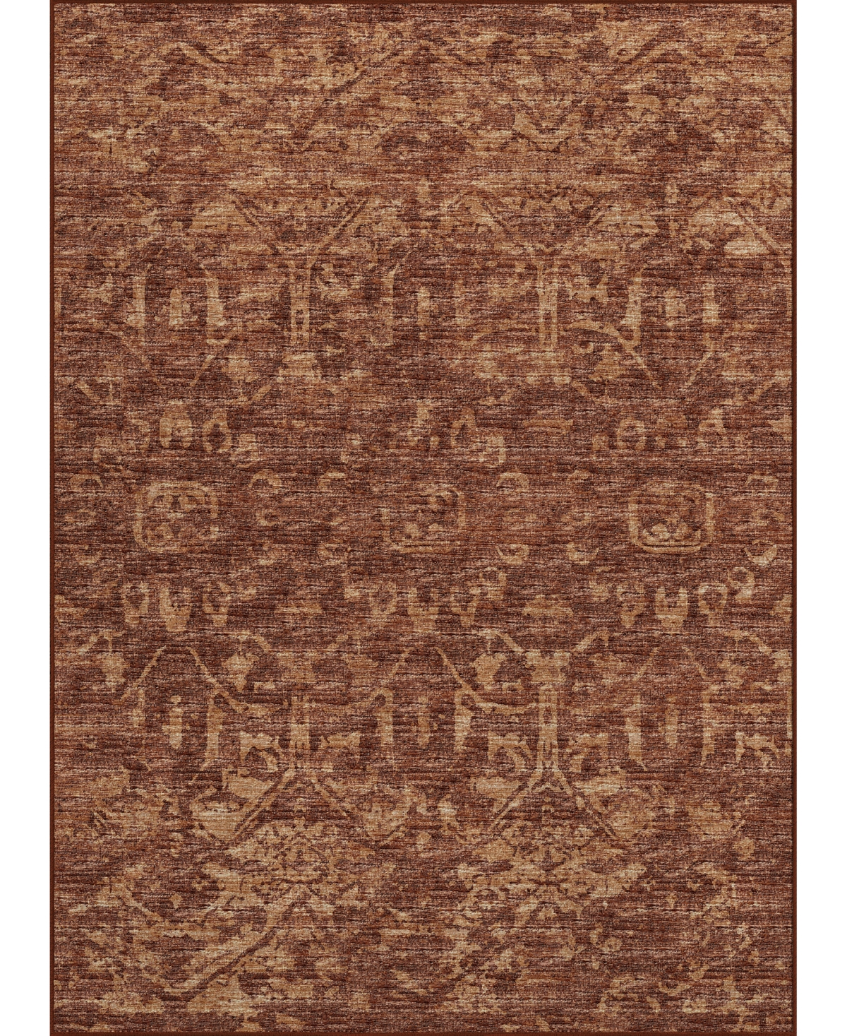 D Style Hallo Overdyed HLOD1 8' x 10' Area Rug - Copper