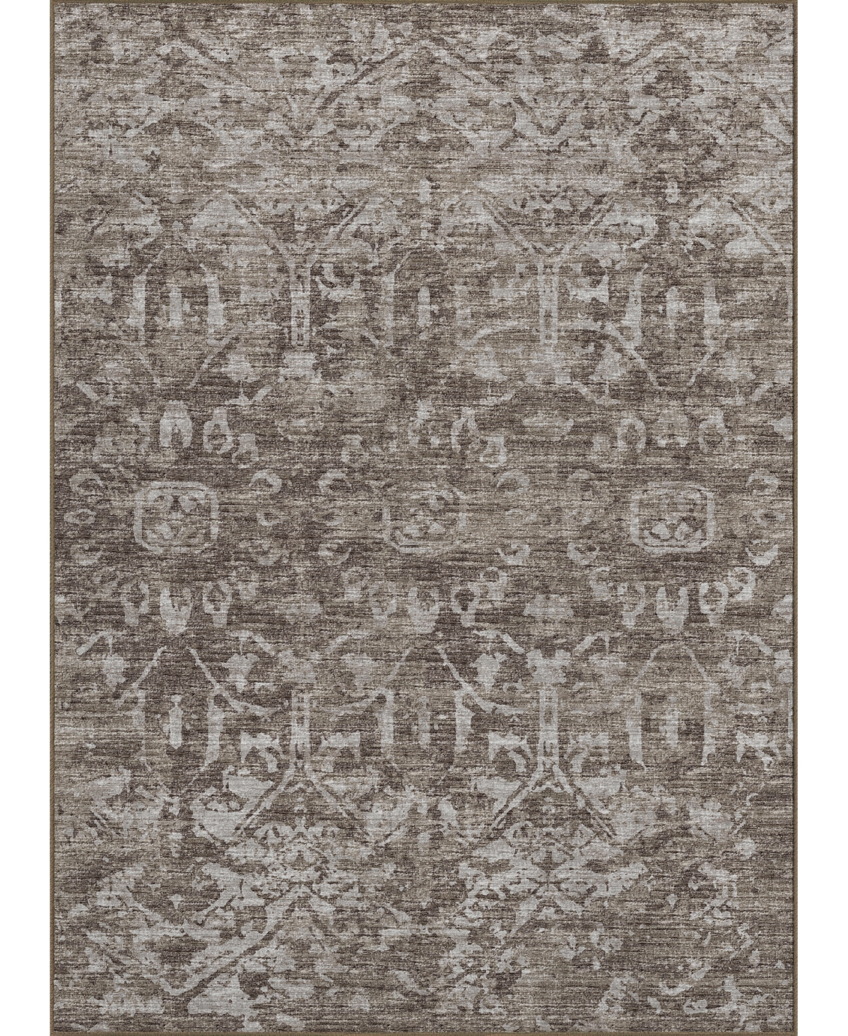 D Style Hallo Overdyed HLOD1 8' x 10' Area Rug - Mocha