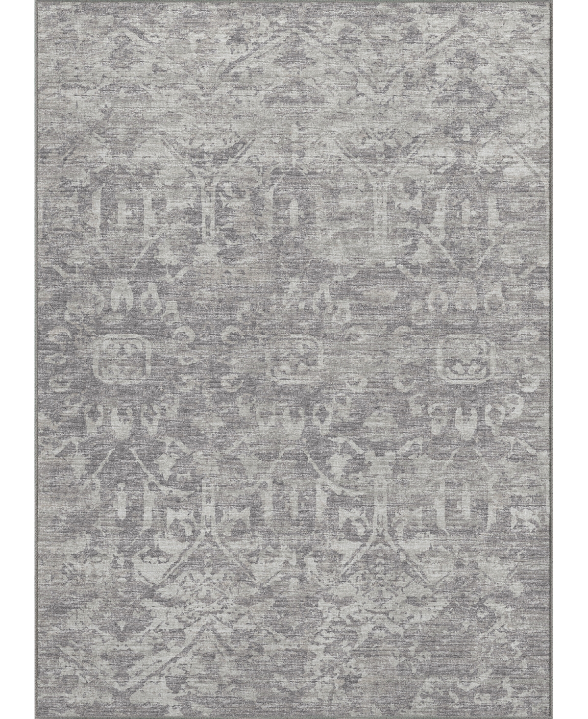 D Style Hallo Overdyed HLOD1 8' x 10' Area Rug - Gray