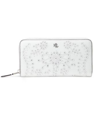 Lauren Ralph Lauren - Eyelet Leather Continental Wallet