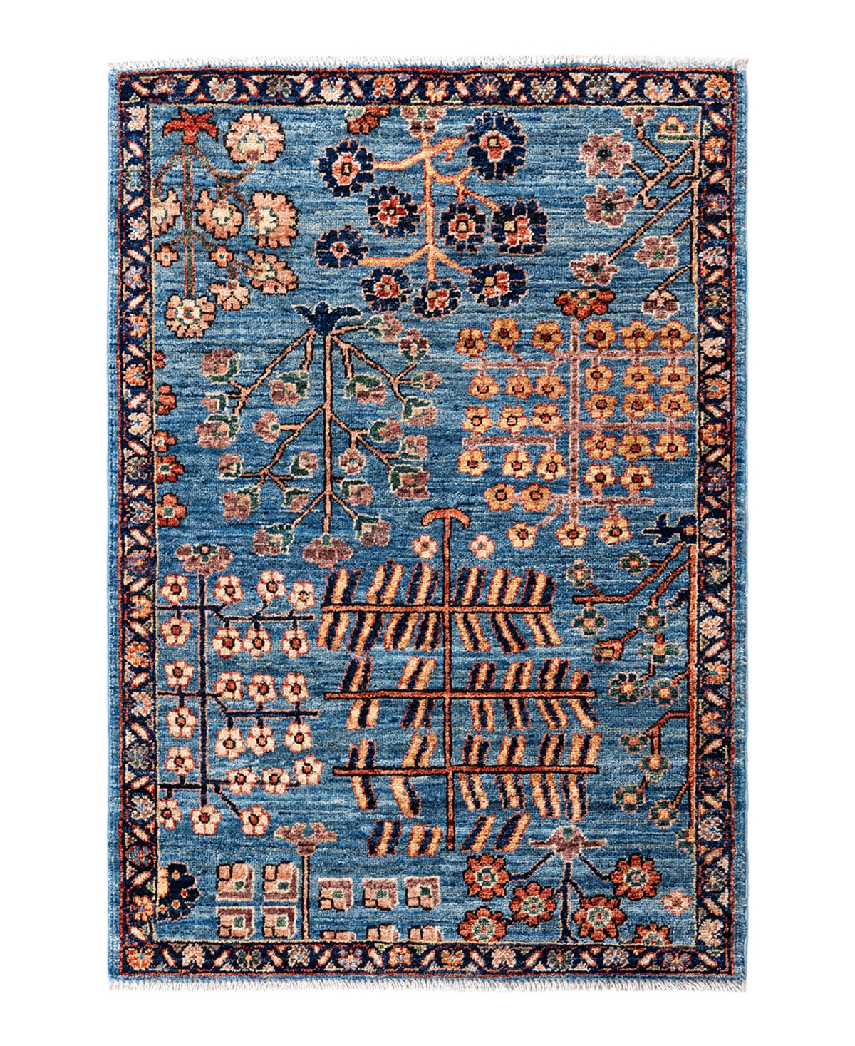 Adorn Hand Woven Rugs Tribal M1982 6'5" X 9'9" Area Rug In Gray
