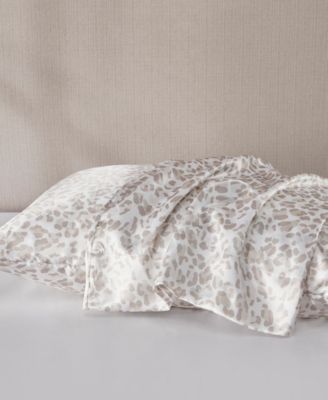 Printed Satin Pillowcase Pair, King 