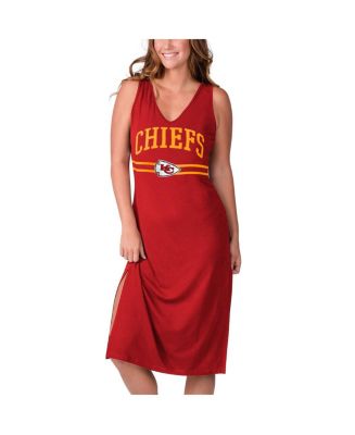 Women's G-III 4Her by Carl Banks Red Kansas City Chiefs Game Over Maxi Dress