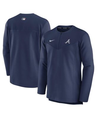 Nike Men's Atlanta Braves Navy Authentic Collection Dri-FIT Hoodie