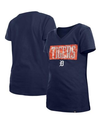 Lids Detroit Tigers New Era Hoodie T-Shirt - Heathered Navy