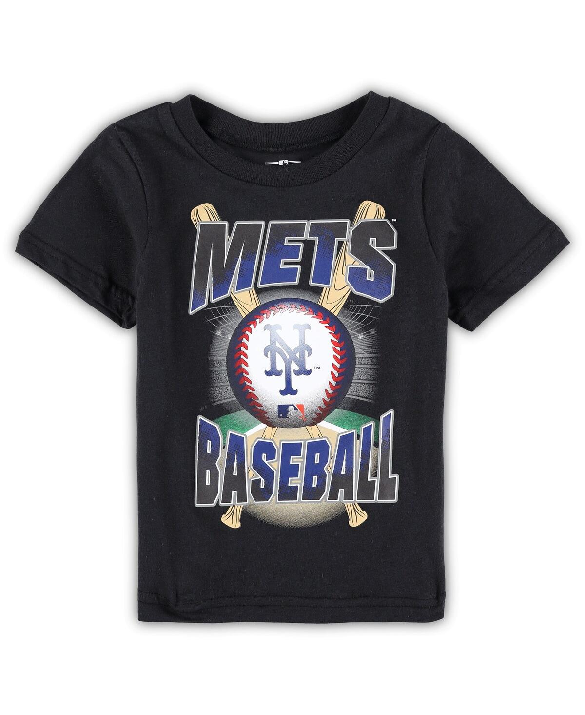 Outerstuff Babies' Toddler Boys And Girls Black Los Angeles Dodgers Special Event T-shirt