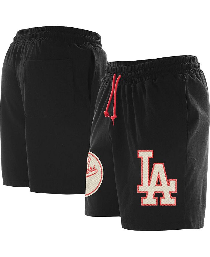 New Era Men's Black Los Angeles Dodgers Color Pack Knit Shorts - Macy's