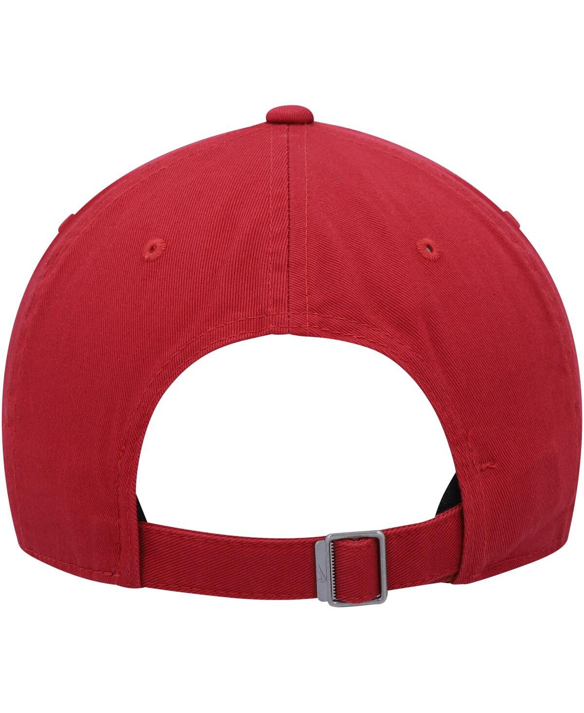 Shop Nike Men's  Crimson Oklahoma Sooners Heritage86 Logo Adjustable Hat