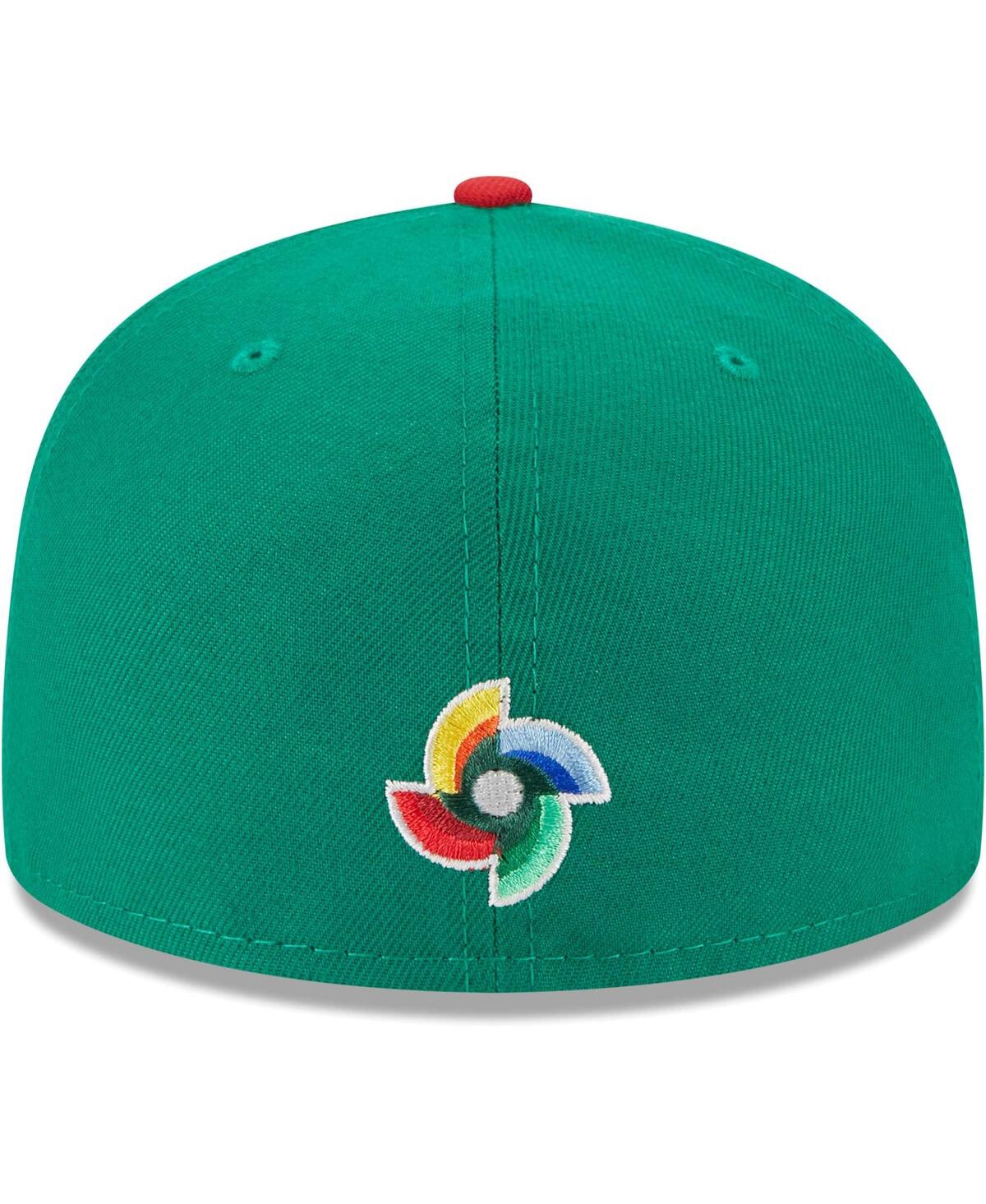 New Era Green Mexico Baseball 2023 World Baseball Classic 59fifty Fitted Hat In Green/red ModeSens