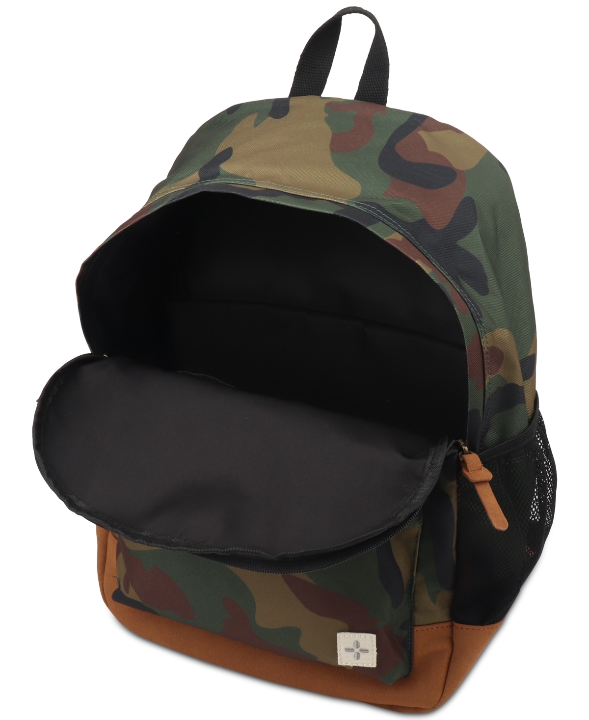 Shop Sun + Stone Men's Camo Backpack, Created For Macy's In Green,brown