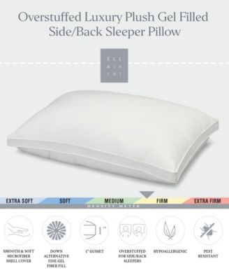 Gusseted Firm Plush Down Alternative Side/Back Sleeper Pillow, Queen