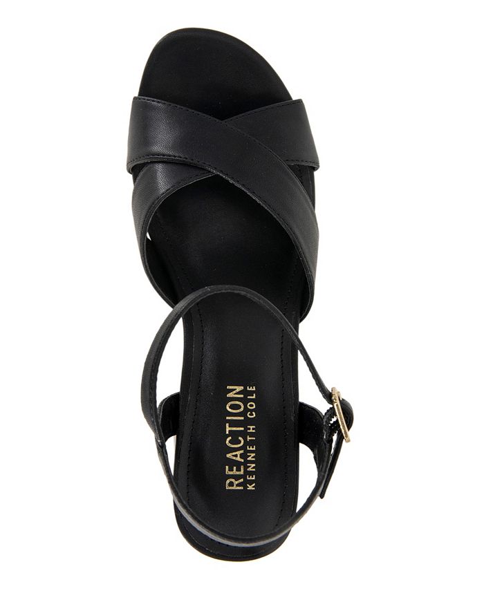 Kenneth Cole Reaction Women's Reeva Criss-Cross Platform Dress Sandals ...