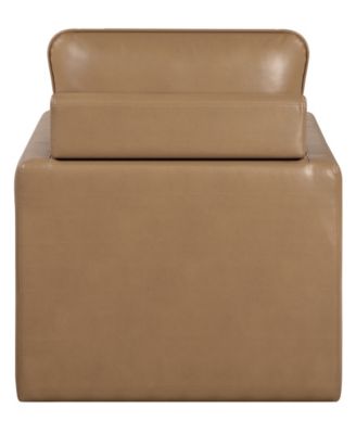 Mira 34.5" Faux Leather Swivel Chair