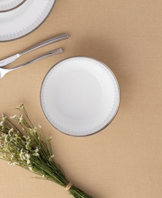 Silver Colonnade Set of 4 Soup Bowls, 7", 20 oz.