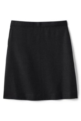 Women's School Uniform Solid A-line Skirt Below the Knee
