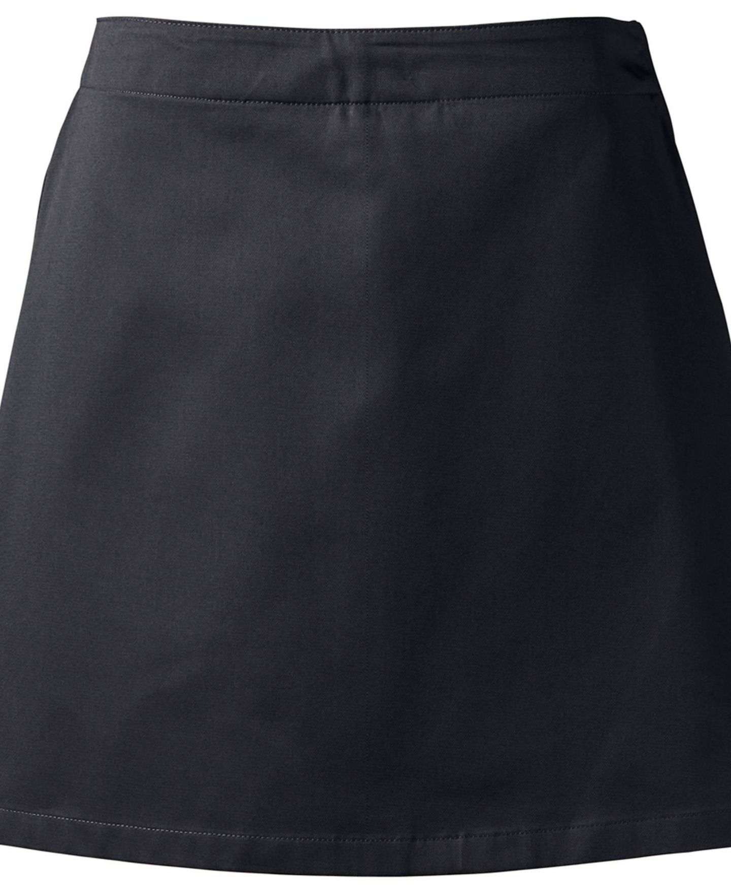 Женские юбки Lands' End Blend Chino Skort Above Knee, цвет: Чёрный — фото 23