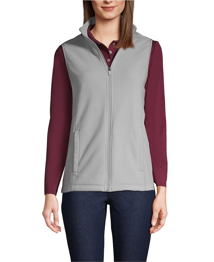 Lands end womens fleece vest deals