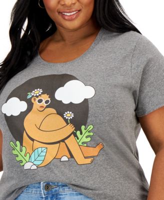 Trendy Plus Size Graphic-Print T-Shirt