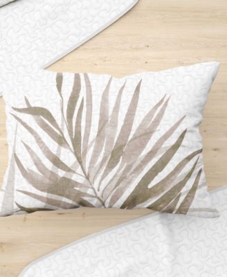 Palm Leaf Tropical Jungle 2-Piece Quilt Set, Twin
