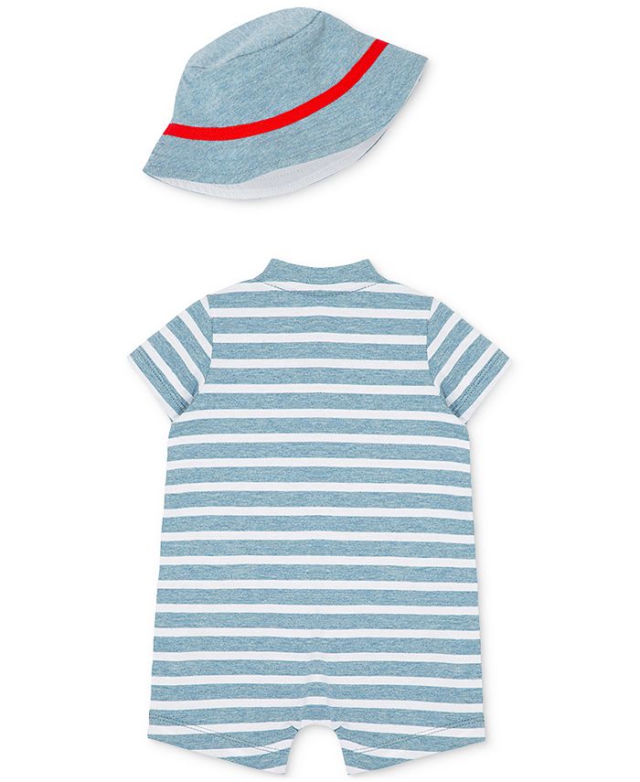 Short Sleeve Romper & Hat 010277