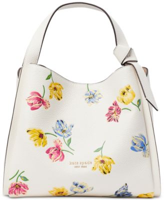 kate spade new york - Small Knott Tulip Toss Leather Crossbody Tote