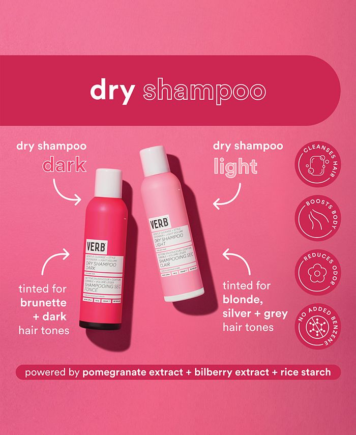 Verb Dry Shampoo Dark, 5 oz. Macy's