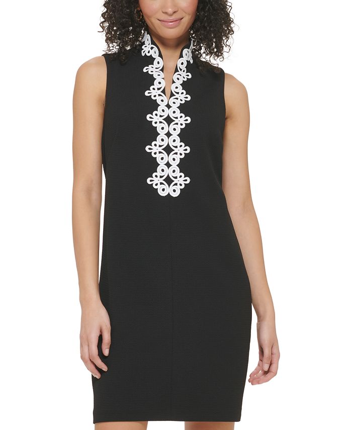 Jessica Howard Petite LaceTrim Shift Dress Macy's