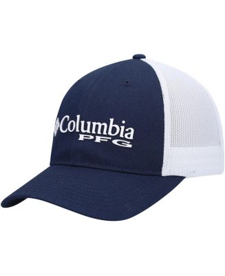 Casquette Columbia Trucker Mesh Back Bleu Et Blanc – Outdoor Pêche Randonnée