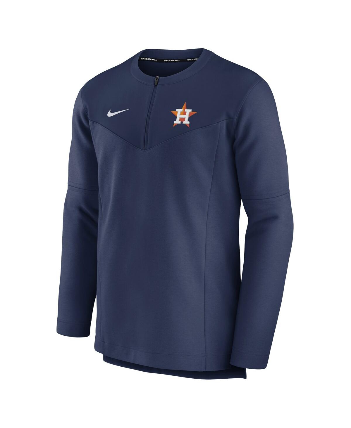 Men's NikeHouston Astros Authentic Collection Game Time Performance Half-Zip Top - Navy