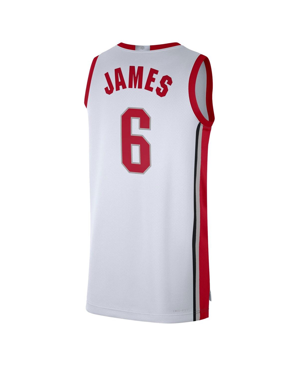 Men's Nike LeBron JamesOhio State Buckeyes Limited Basketball Jersey - White